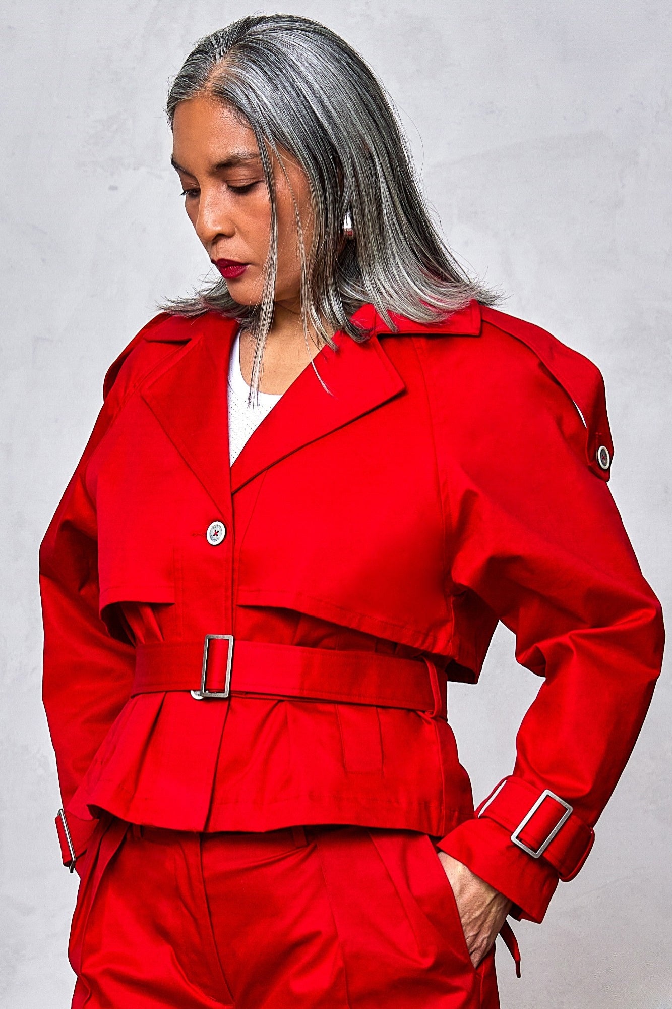 Veste trench courte