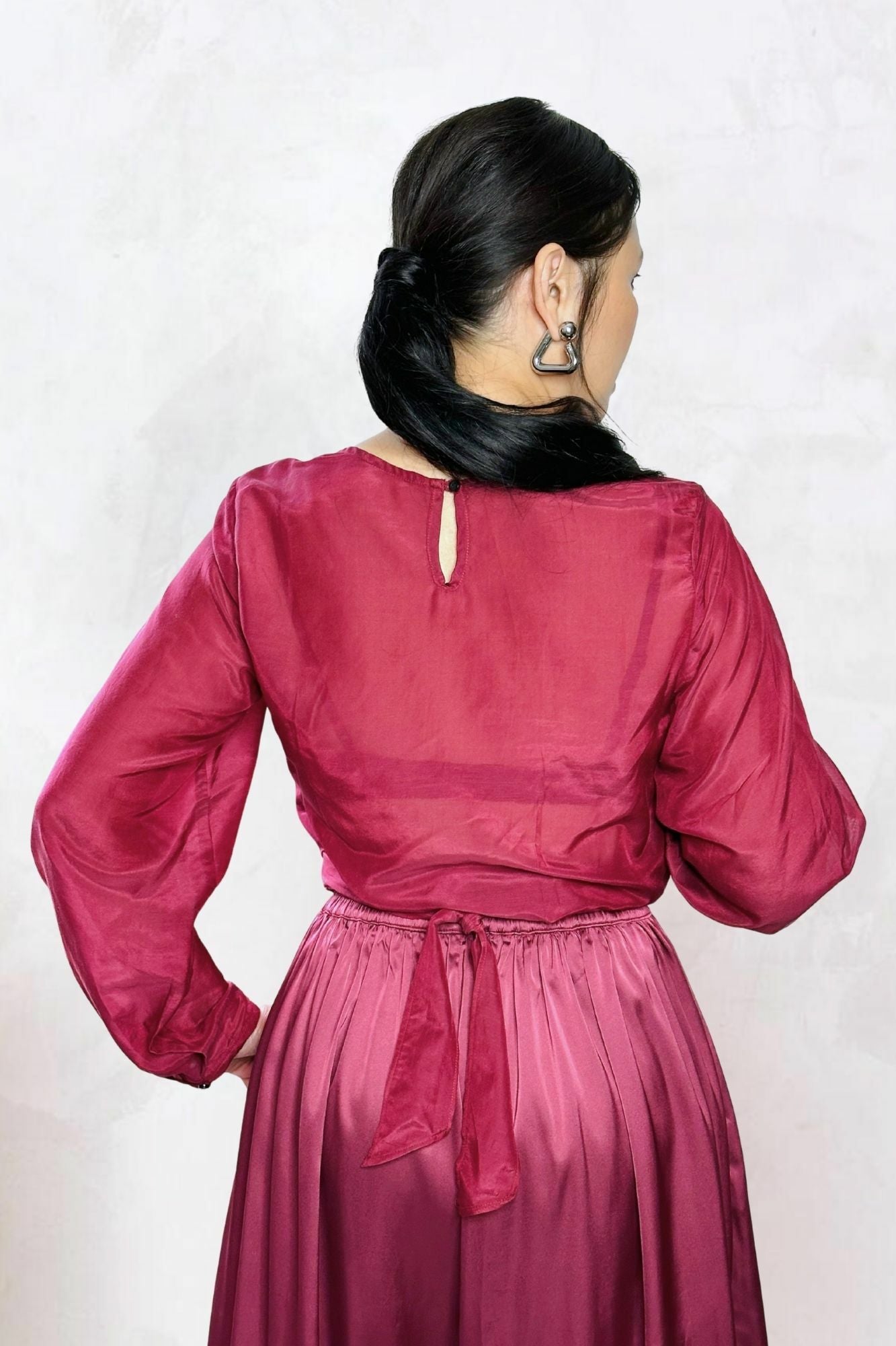 Bishop Sleeve Top with Ties