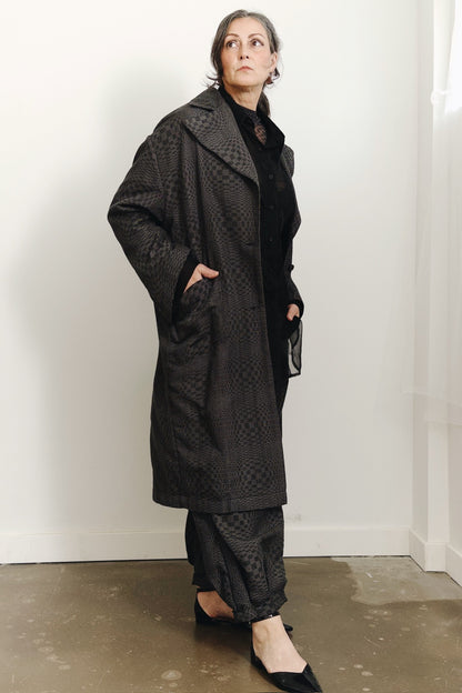 Handloomed Binakol Overcoat