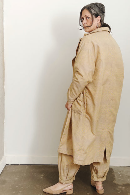 Handloomed Binakol Overcoat