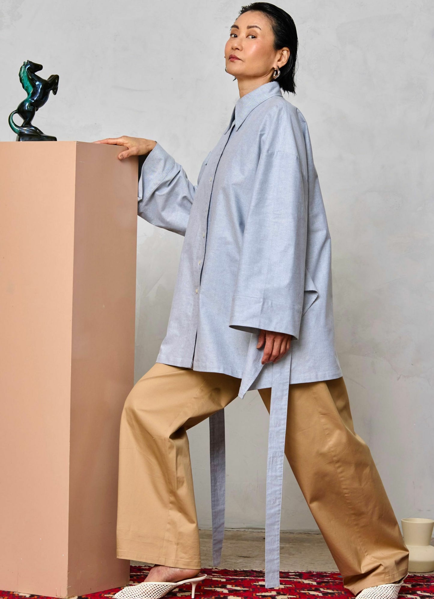 Button Down Shirt w/ Ties