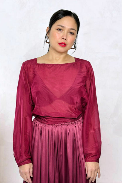 Bishop Sleeve Top with Ties