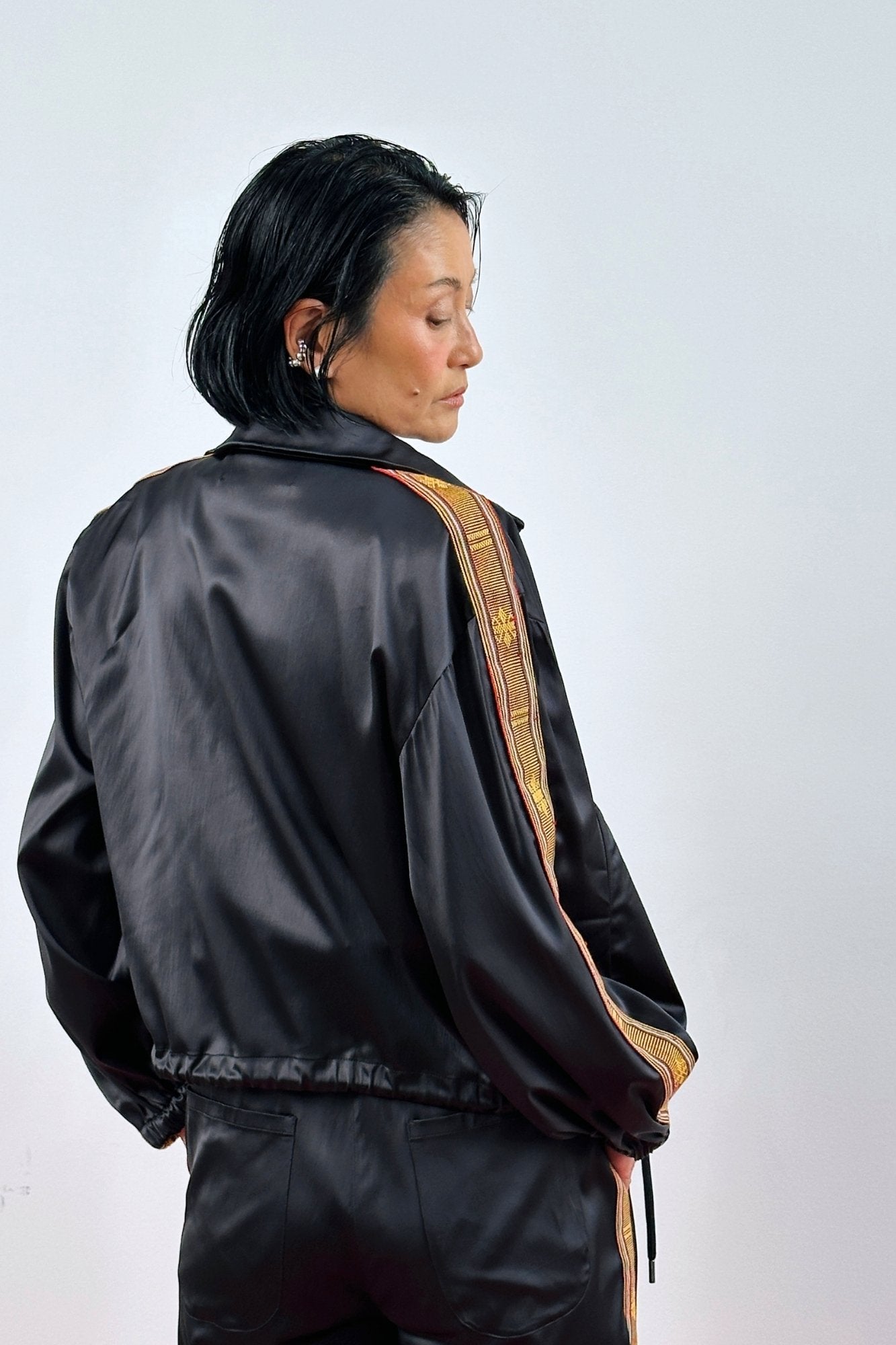 Track Jacket with Ifugao Stripe