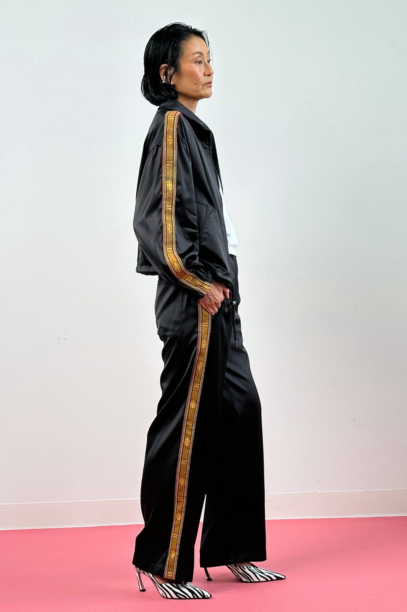 Track Jacket with Ifugao Stripe
